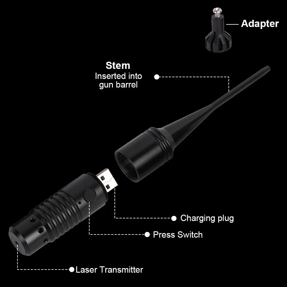 Tactical Laser Collimator Sight Kit For Rifle And Pistol