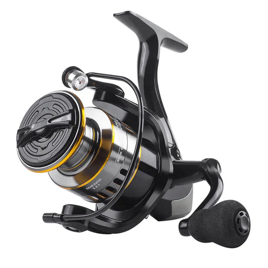Two Hand Rotating Fishing Reel He1000 7000 Series Durable Aluminum