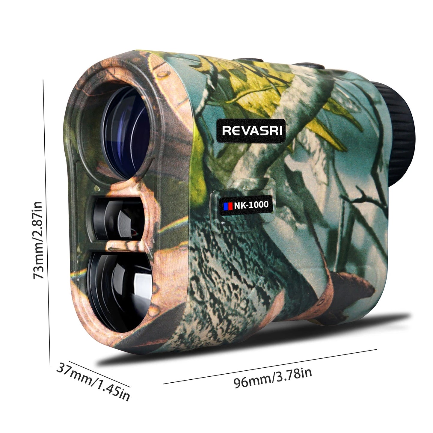 REVASRI 6X Laser Rangefinder For Hunting Monocular