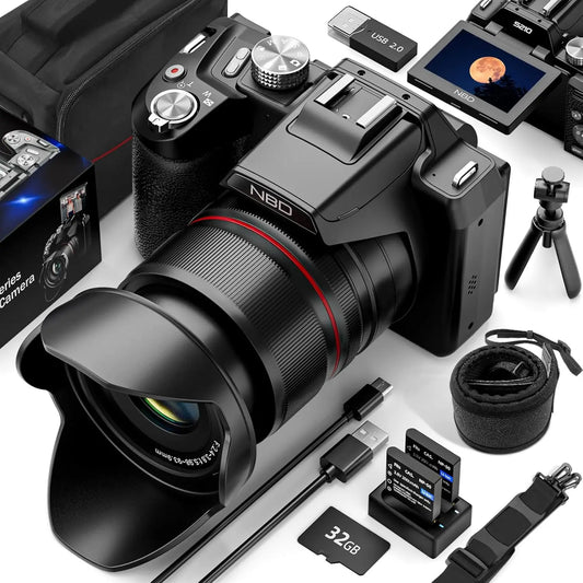 NBD 5K Digital Camera With 16X Optical Zoom And WiFi