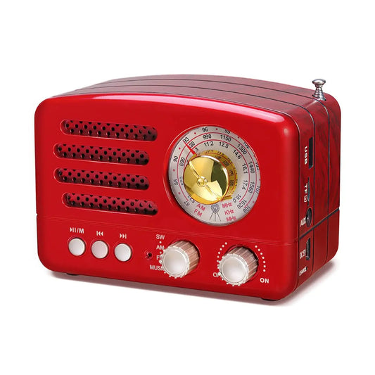 PRUNUS Portable AM FM Radio J-160 With USB AUX MP3