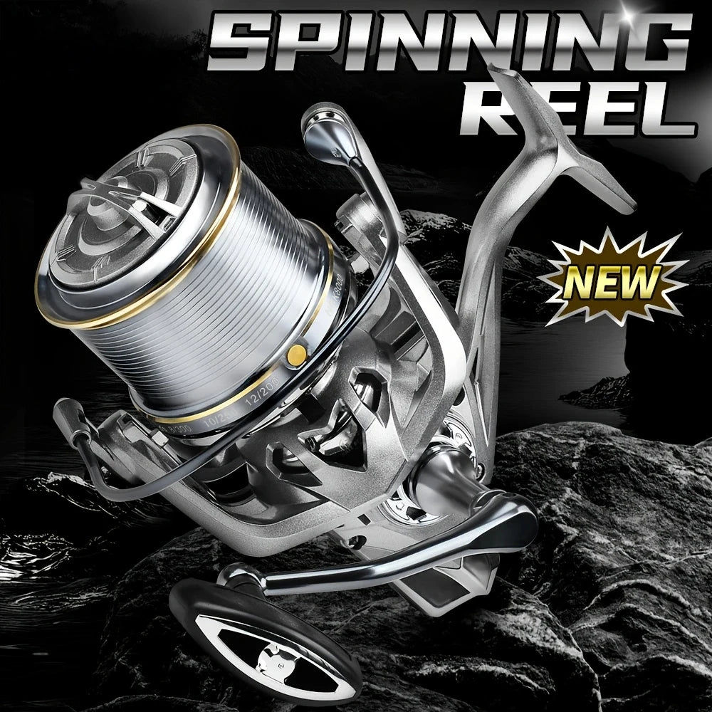 Stainless Steel Spinning Fishing Reel With Powerful Drag