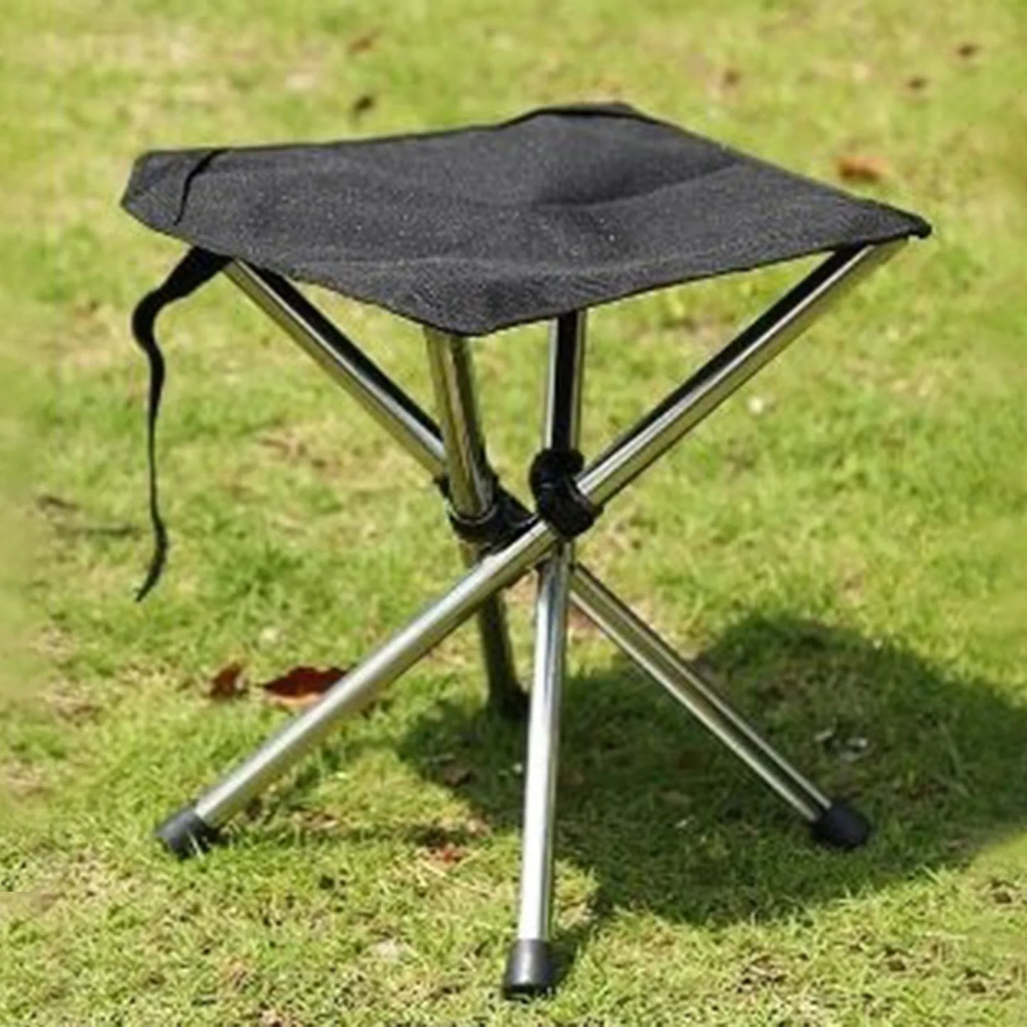 Foldable Tripod Stool For Camping And Fishing Outdoor Portable