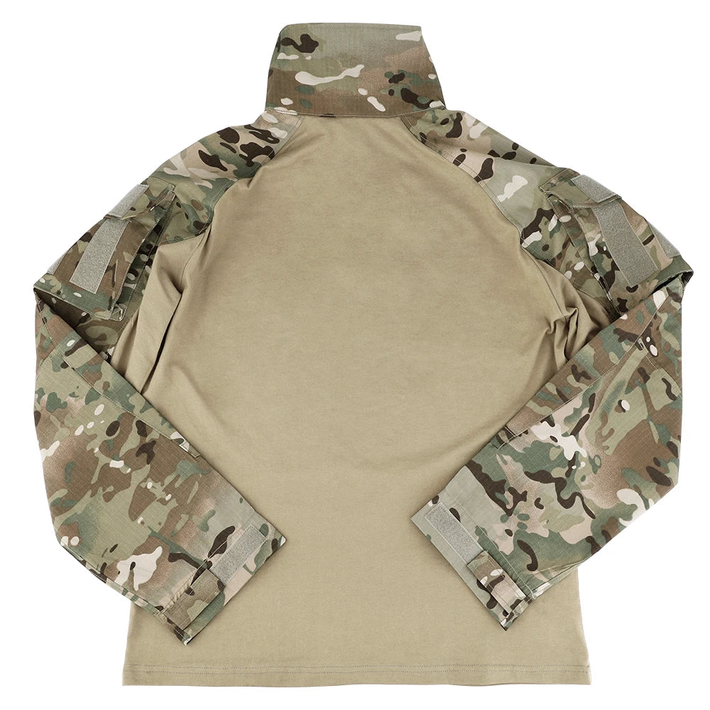 KRYDEX Combat Shirt With Elbow Pads For Hunting Tactical Wear