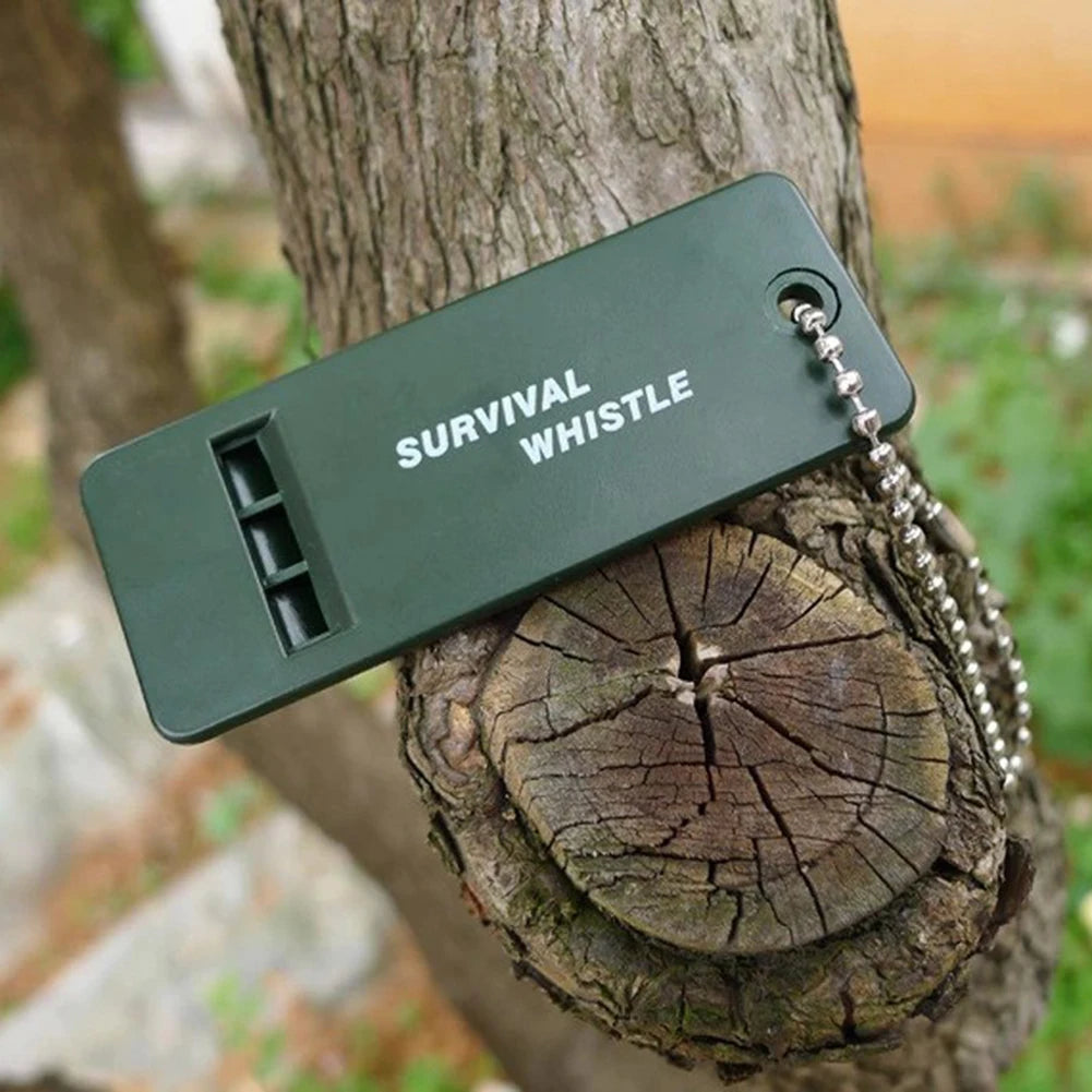 Alloet Survival Whistle 3-Frequency Emergency Alarm for Outdoor Camping