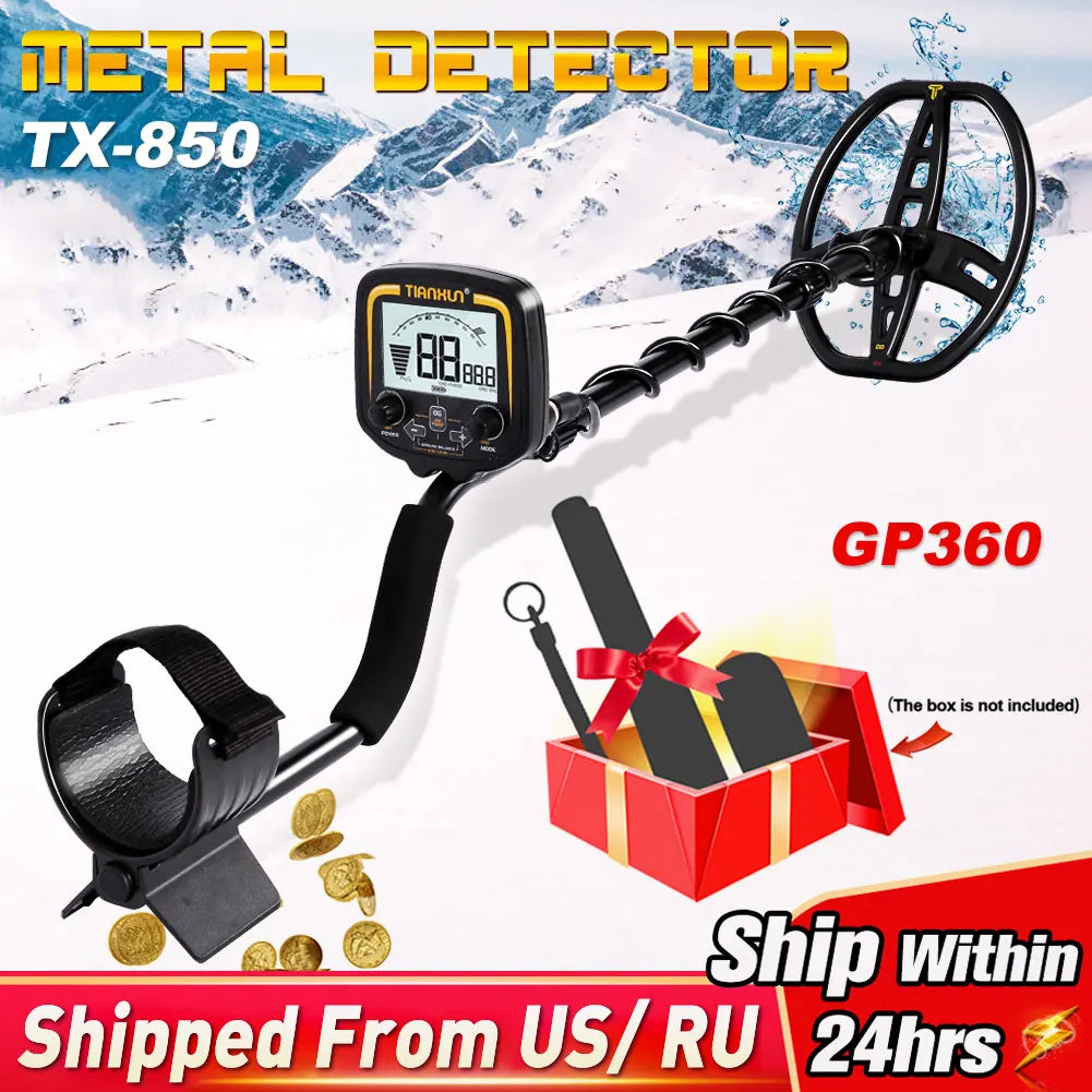 TIANXUN TX-850 Nugget Hunter Metal Detector Pinpointer 19 KHz