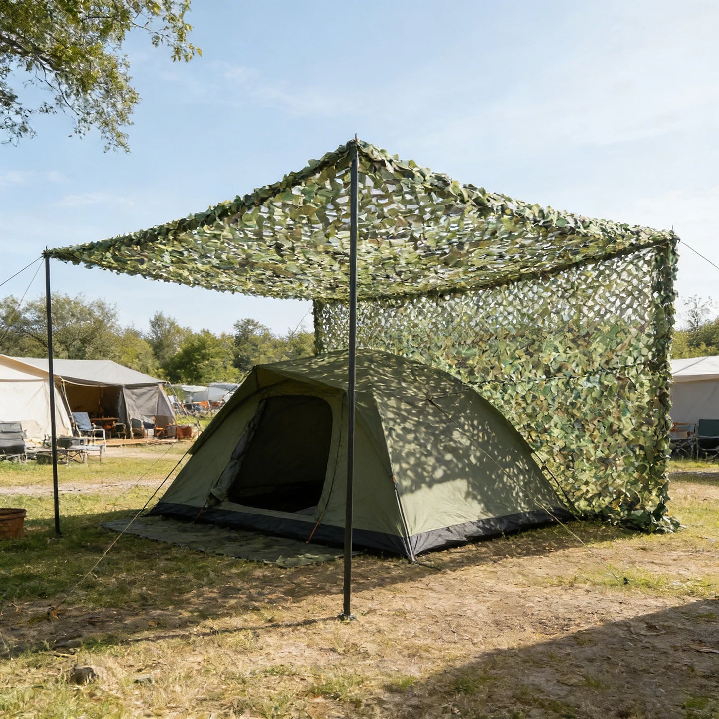 Camouflage Woodland Military Net For Hunting And Camping