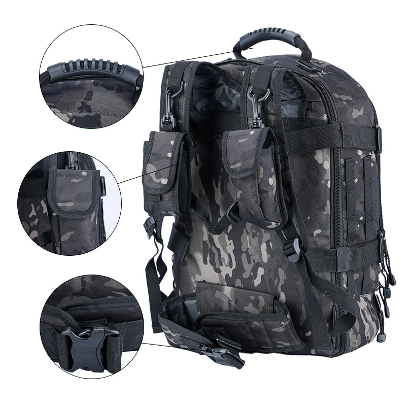 Tactical Backpack Military Assault Pack Molle Bug Out Bag