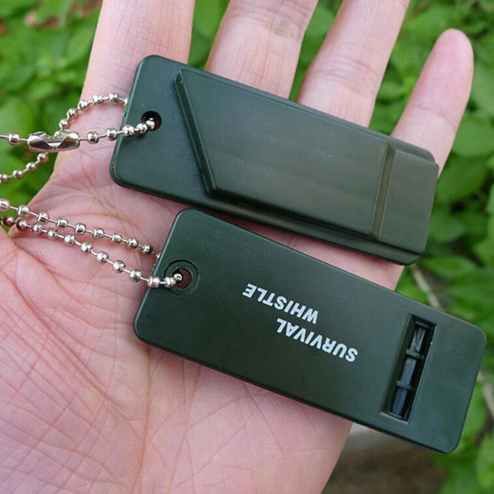 Alloet Survival Whistle 3-Frequency Emergency Alarm for Outdoor Camping