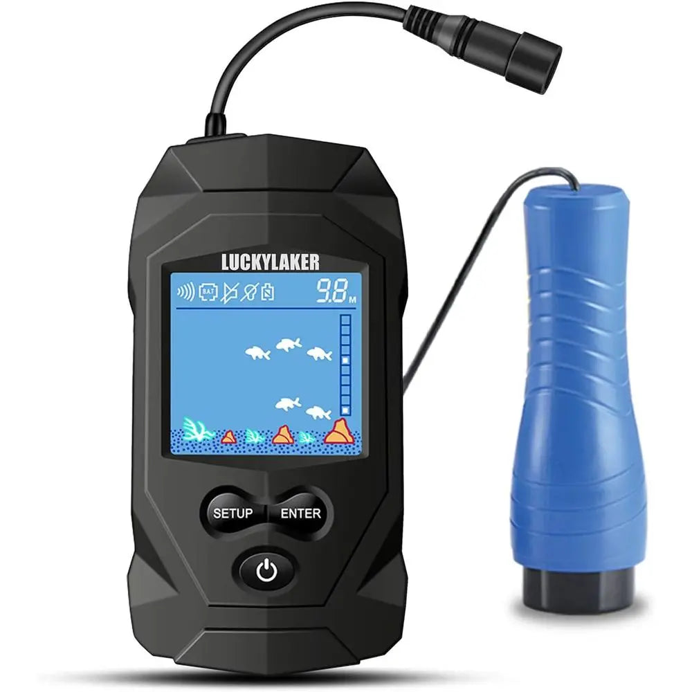 Ice Fishing Fish Finder Portable Handheld Sonar With LCD Display