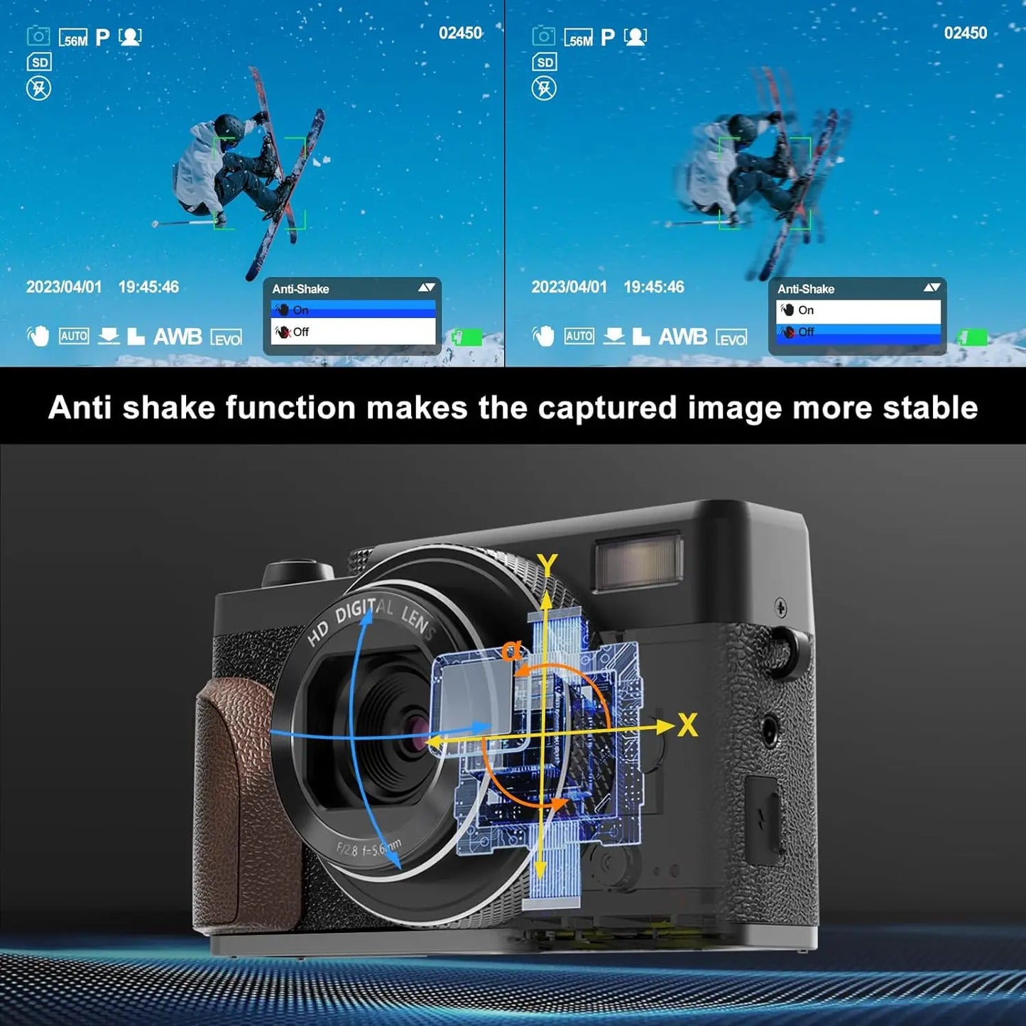 NBD 56MP Digital Camera For Photography And Vlogging 4K