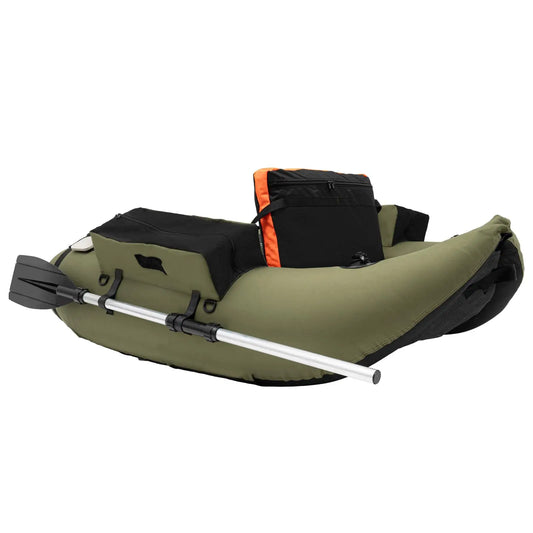 Inflatable Fishing Float Tube 286 Lbs Capacity With Gear Storage