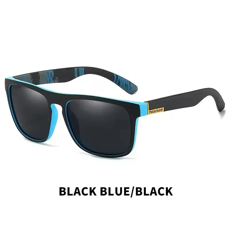 Polarized UV Protection Sunglasses Square Metal Frame Unisex