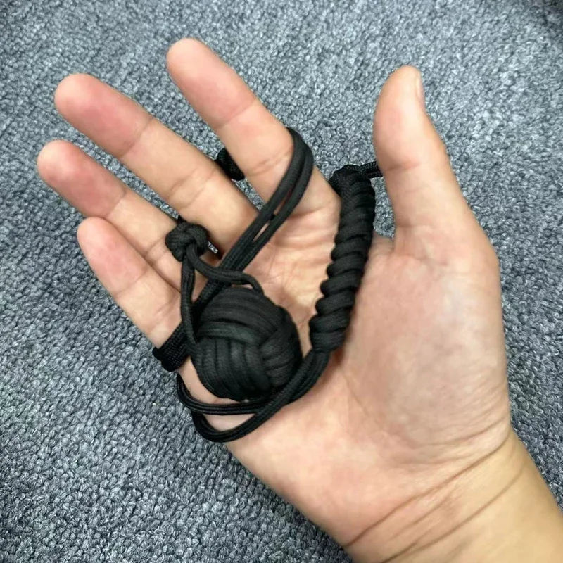 Outdoor EDC Monkey Fist Keychain Car Window Breaker