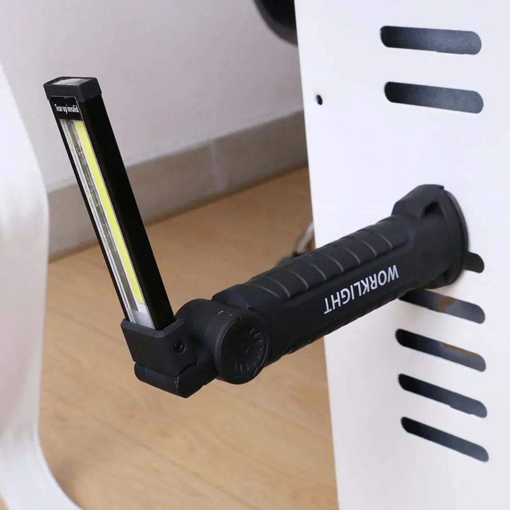 Shunmaii Waterproof USB Rechargeable COB LED Flashlight Magnetic