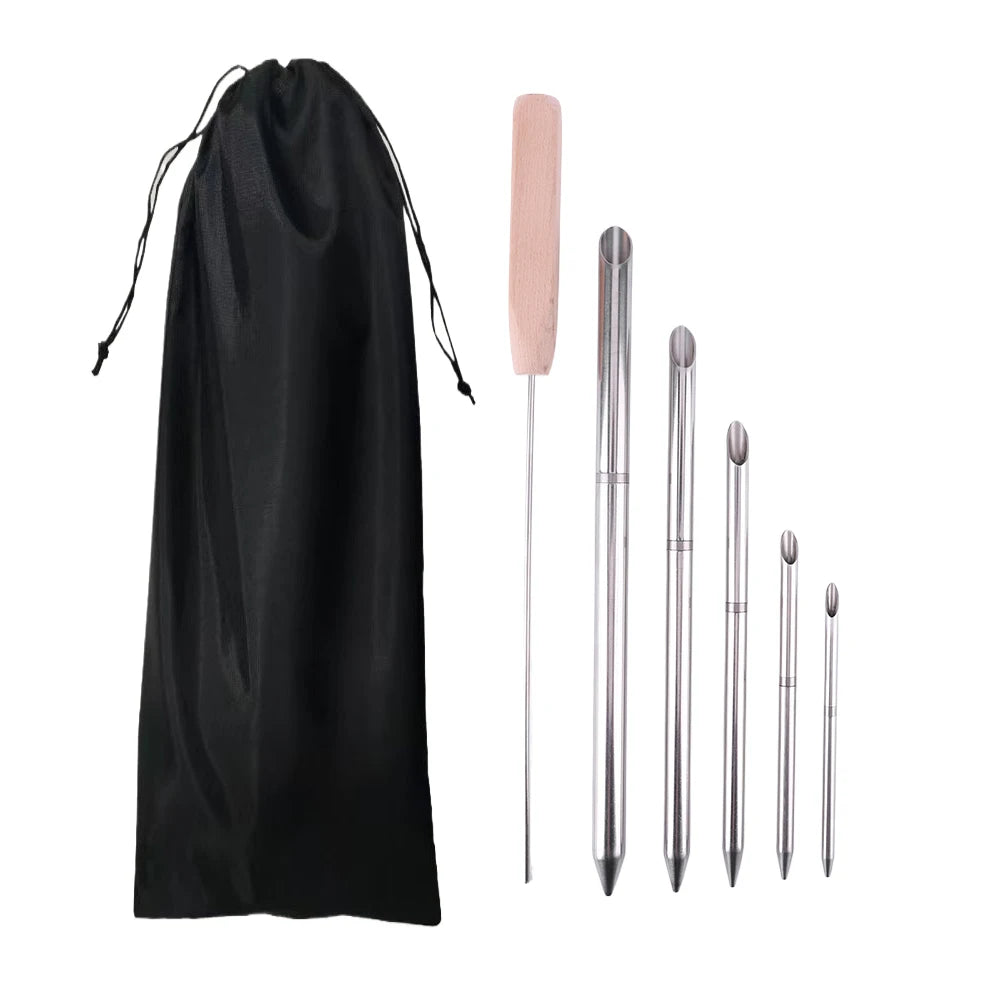 Stainless Steel Paracord Braid Needle Set for Leather and Paracord