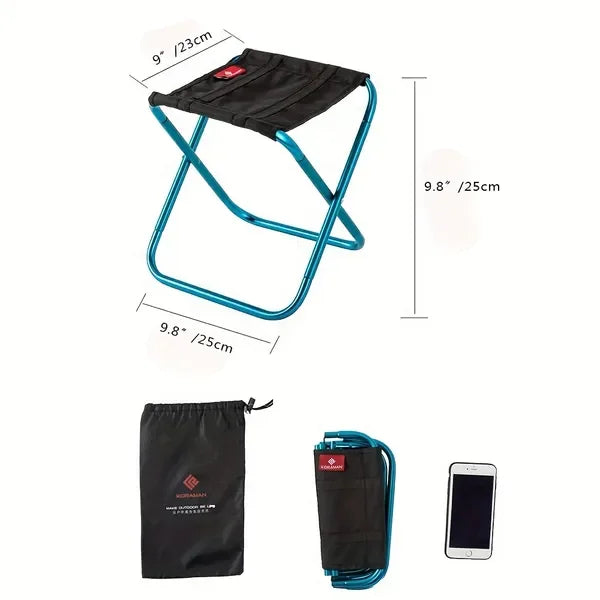 Portable Ultralight Folding Camp Stool For Camping And Outdoors