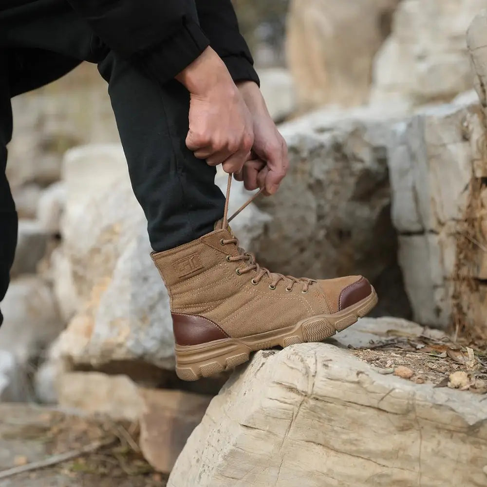 SUADEX Steel Toe Mens Work Boots For All Day Comfort