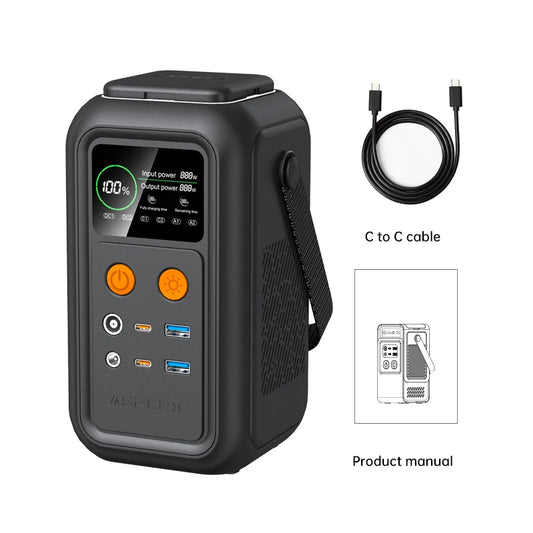 CTOLITY 200W Portable Power Station Lifepo4 Battery 192Wh