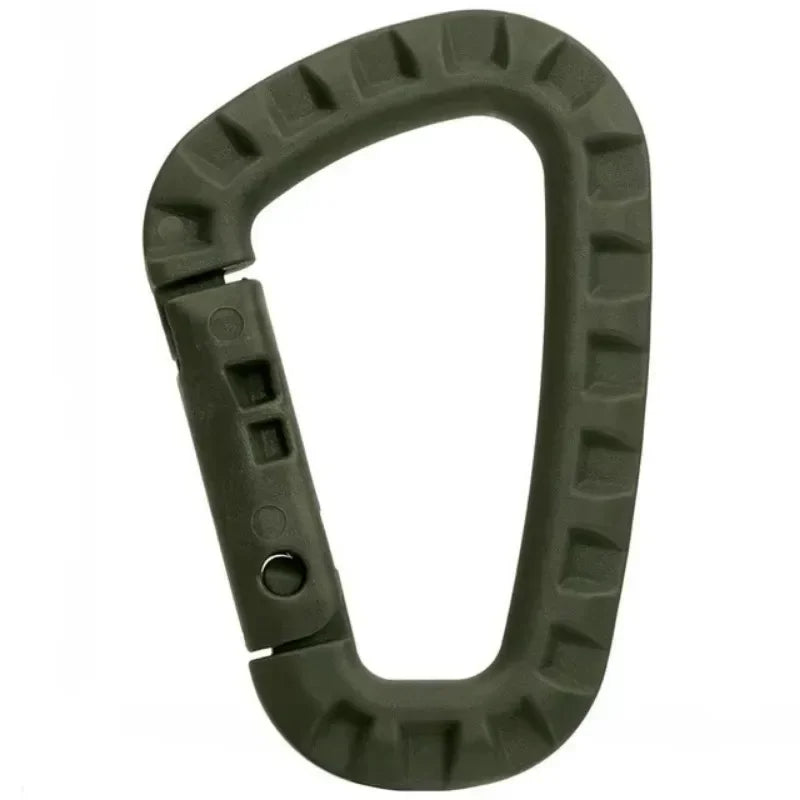 Plastic Carabiner Snap Clip Hook D Ring Buckle For Molle Backpacks