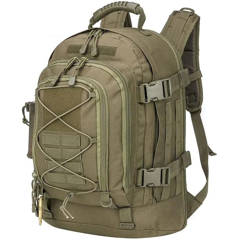 LQARMY Military Tactical Backpack MOLLE Rucksack for Outdoor Adventures Hiking