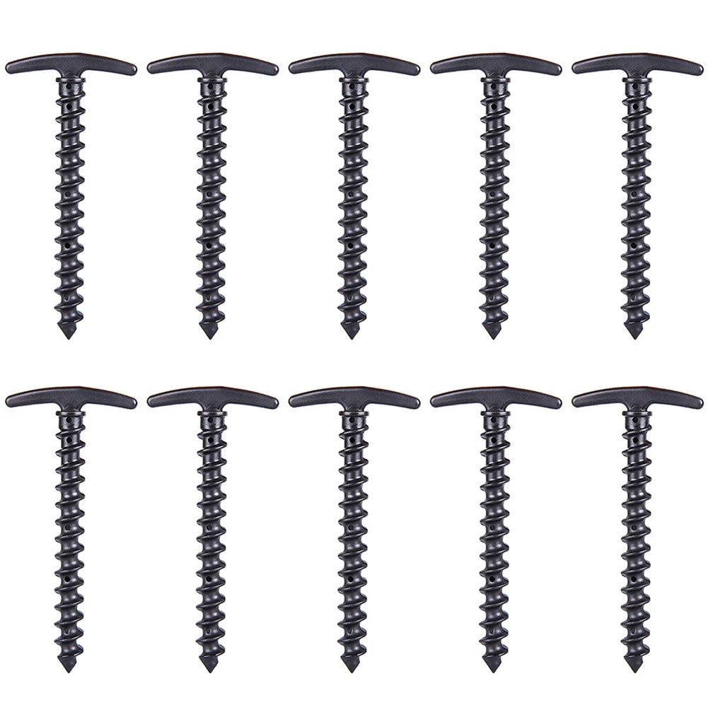 Jaysuing Windproof Fixed Ground Nails Camping Pegs 10pcs Pack