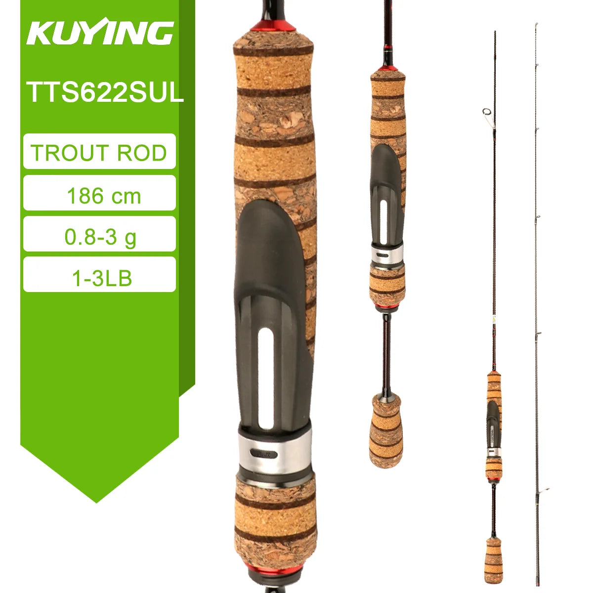 KUYING Teton LUL Fishing Rod Carbon Fiber Fast Action