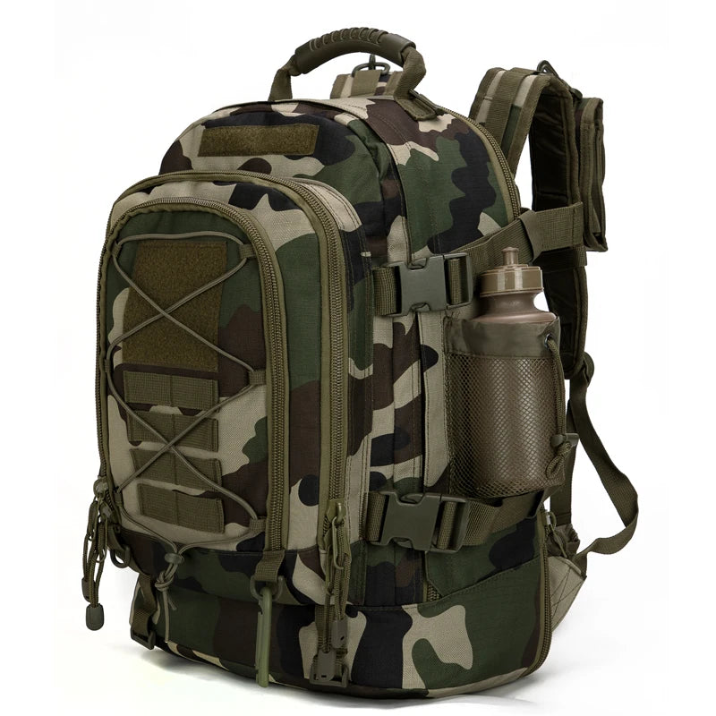 LQARMY Military Tactical Backpack MOLLE Rucksack for Outdoor Adventures Hiking