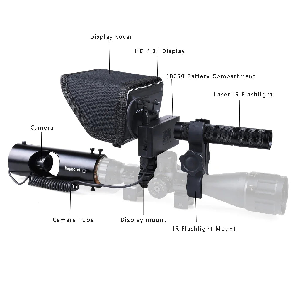 Tensdarcam Megaorei 2 Infrared Night Vision Rifle Scope