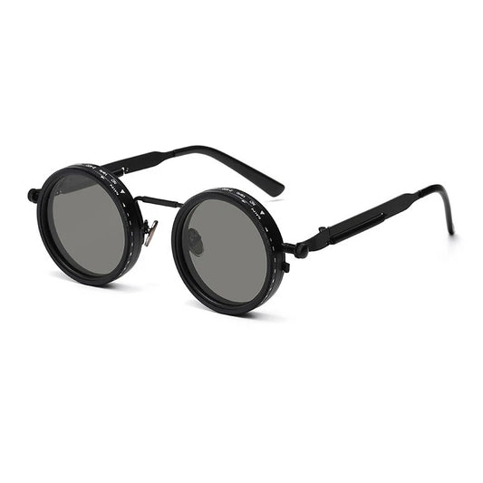 Polarized Round Sunglasses ND9 Adjustable Dimming UV400 Eyewear