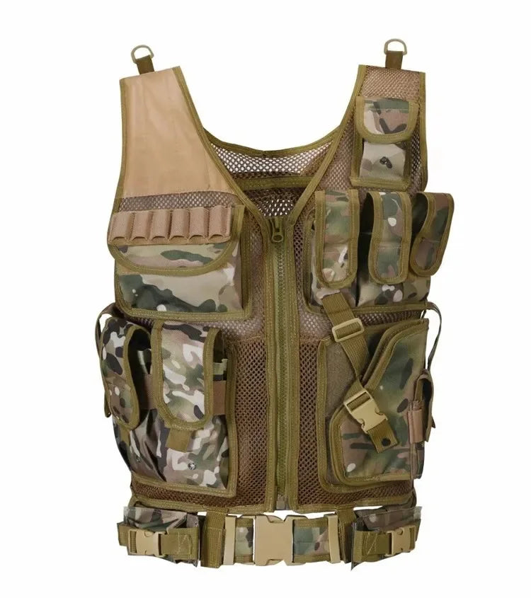 Adjustable MOLLE Tactical Vest For Airsoft War Games