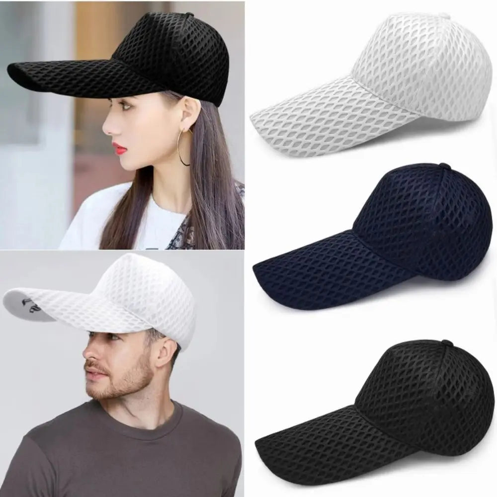 NONECN Outdoor Sun Hat Trucker Cap Mesh Baseball Cap
