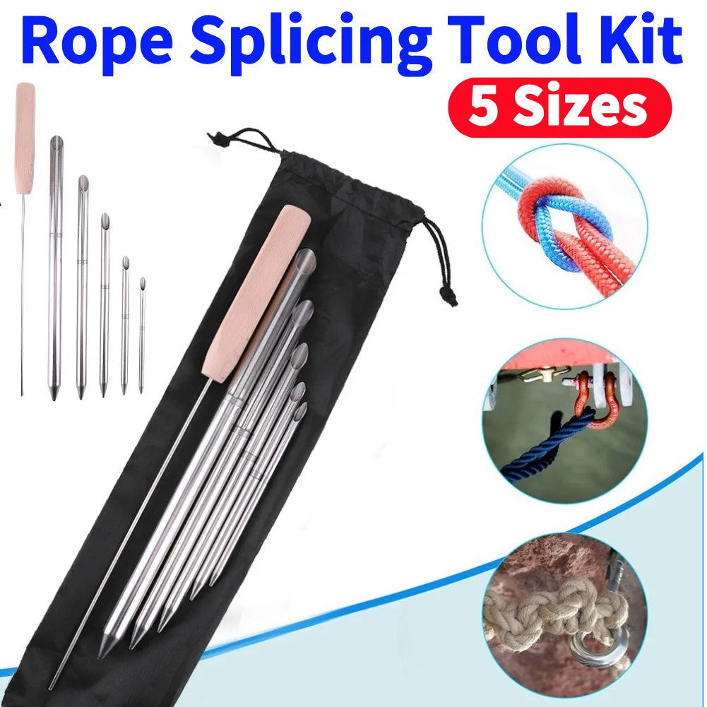 Stainless Steel Paracord Braid Needle Set for Leather and Paracord