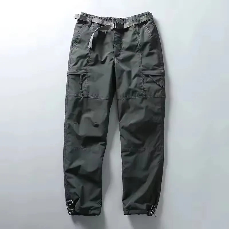 Waterproof Fleece Cargo Pants Men Women Winter Outdoor Multi Pocket