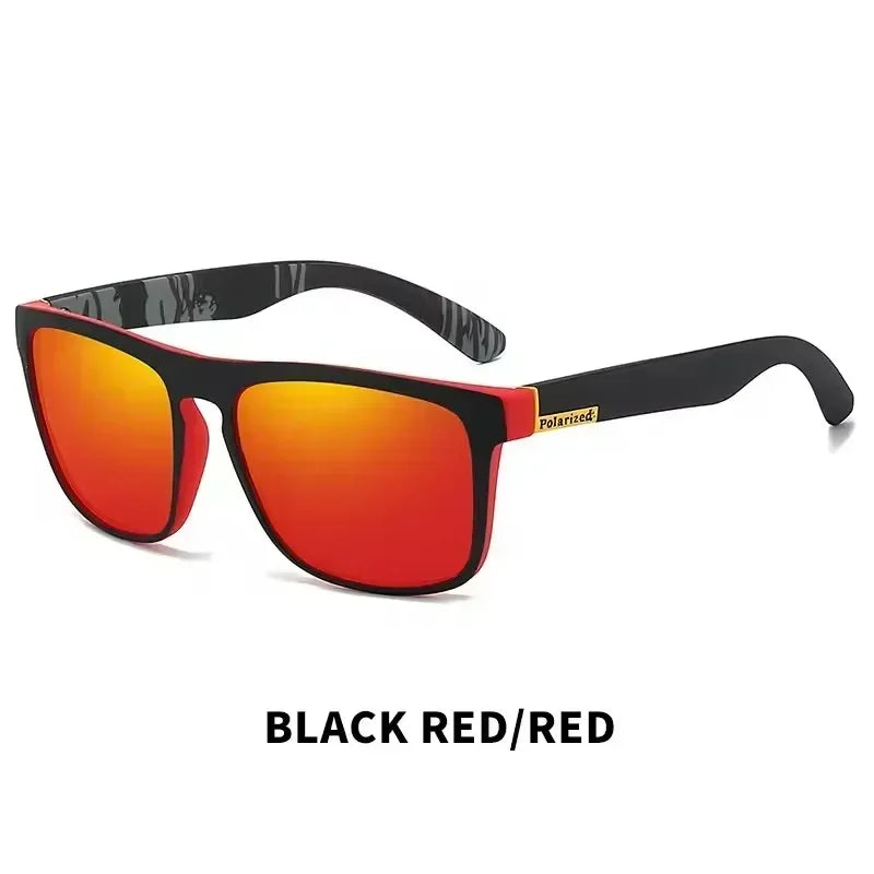 Polarized UV Protection Sunglasses Square Metal Frame Unisex