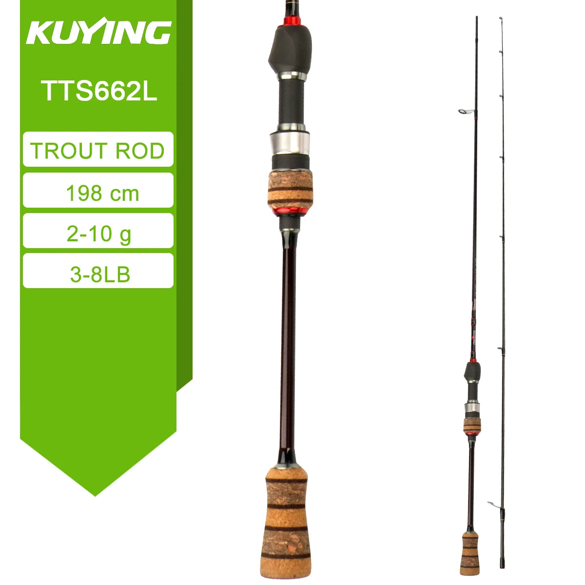 KUYING Teton LUL Fishing Rod Carbon Fiber Fast Action