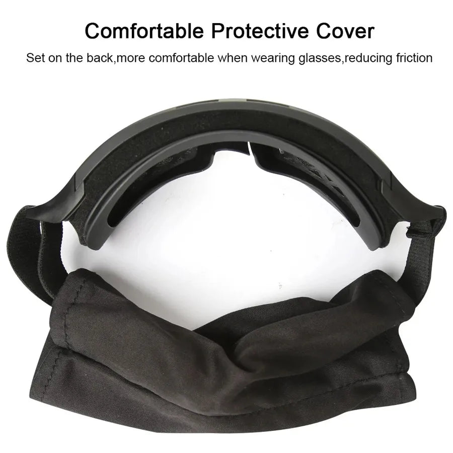 Explosion Proof Shooting Tactical Goggles Anti-impact CS War Game Airsoft Paintball Hunting Mounteering Goggles Glasses