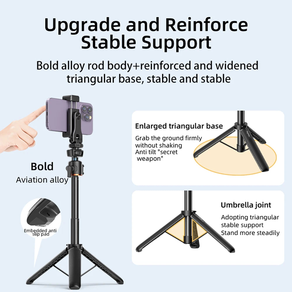 BRDRC Selfie Stick Tripod for DJI Pocket 3 and Action