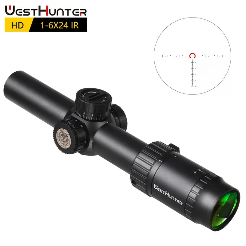 WestHunter HD LPVO Riflescope With Red Green Illumination