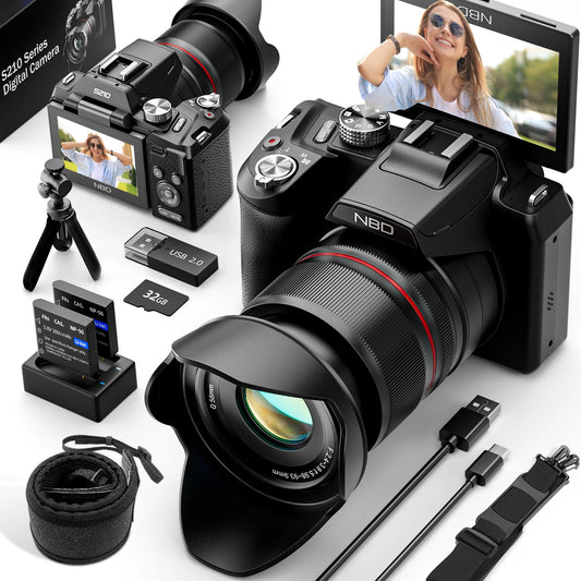 NBD 64MP Digital Camera With 16x Optical Zoom And WiFi