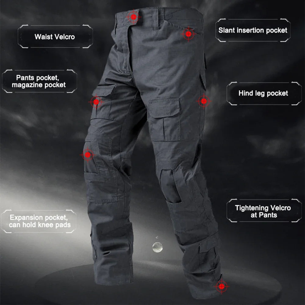 Combat Pants Camouflage Multicam Tactical Trekking Outdoor Training