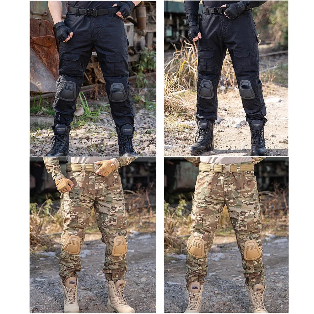 Combat Pants Camouflage Multicam Tactical Trekking Outdoor Training