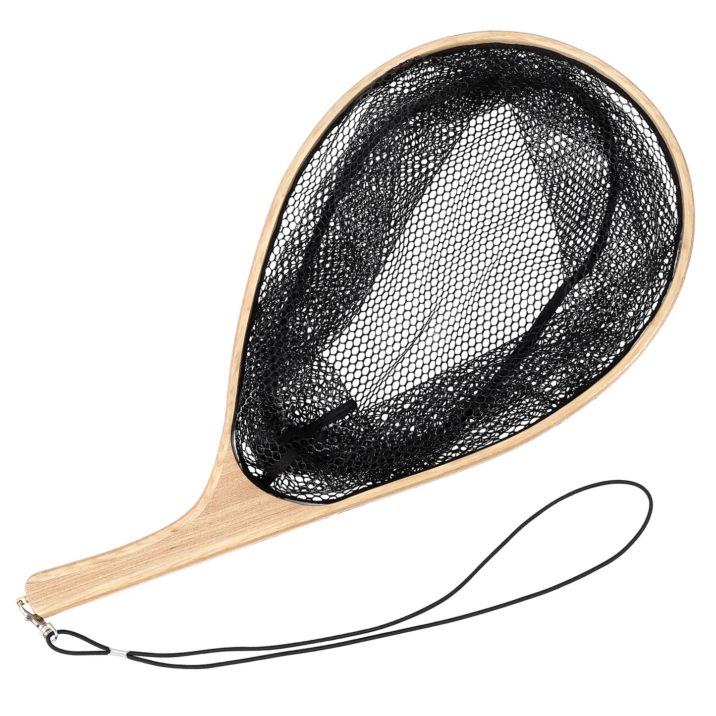 TWISTER.CK Fly Fishing Landing Net With Curved Handle