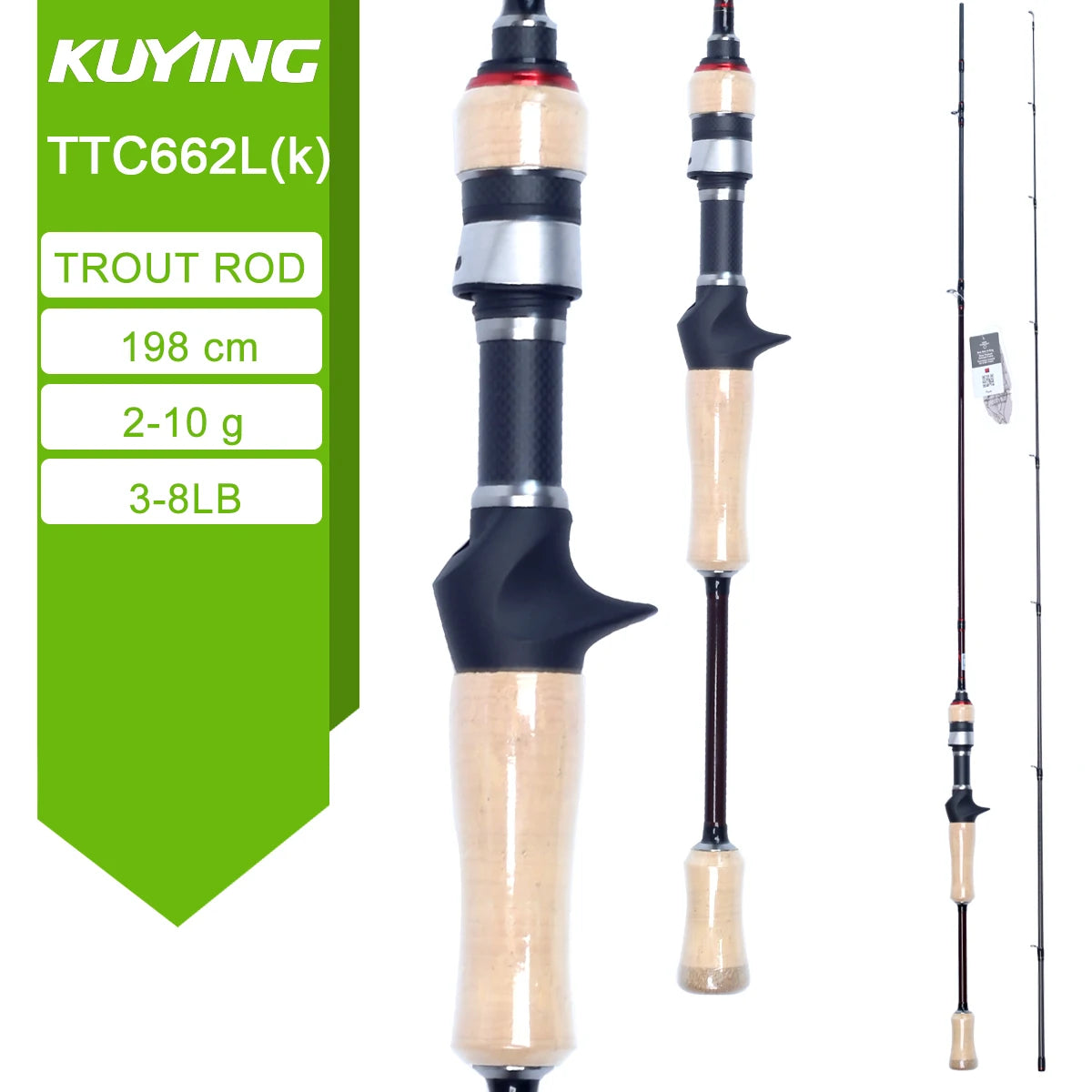KUYING Teton LUL Fishing Rod Carbon Fiber Fast Action