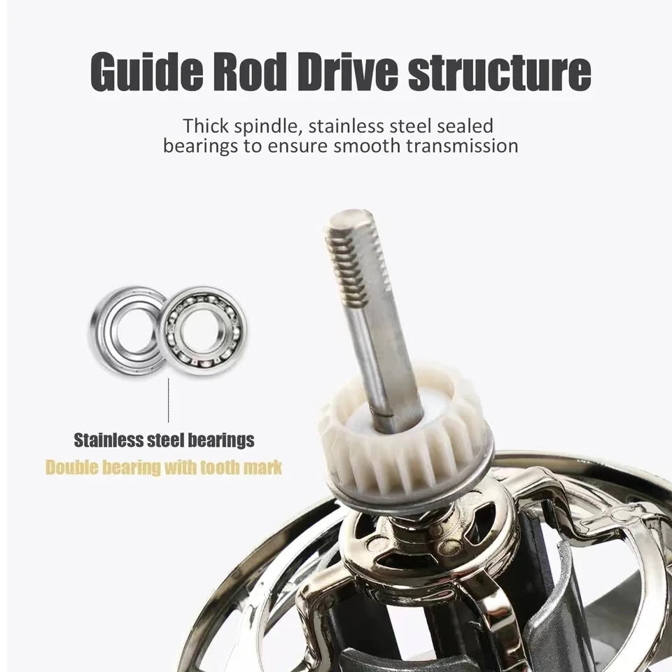 Stainless Steel Spinning Fishing Reel With Powerful Drag