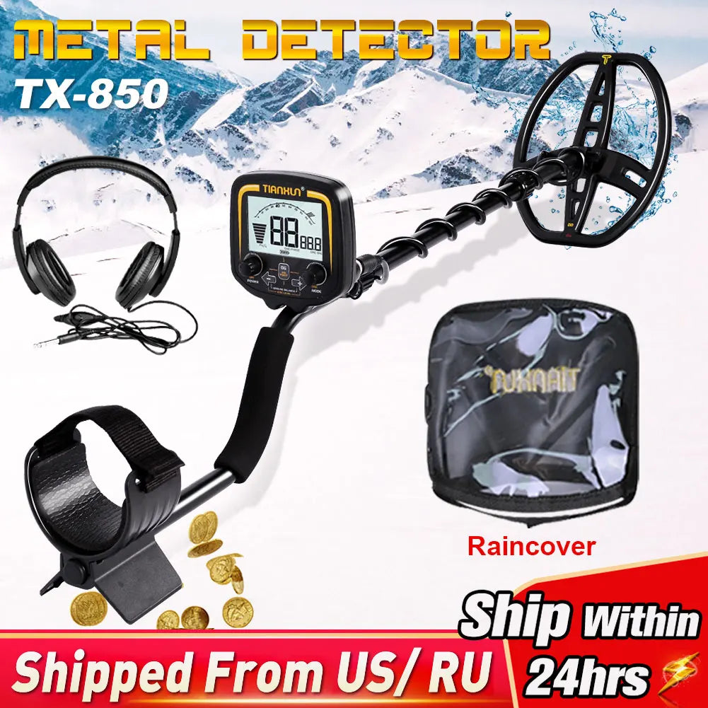 TIANXUN TX-850 Nugget Hunter Metal Detector Pinpointer 19 KHz