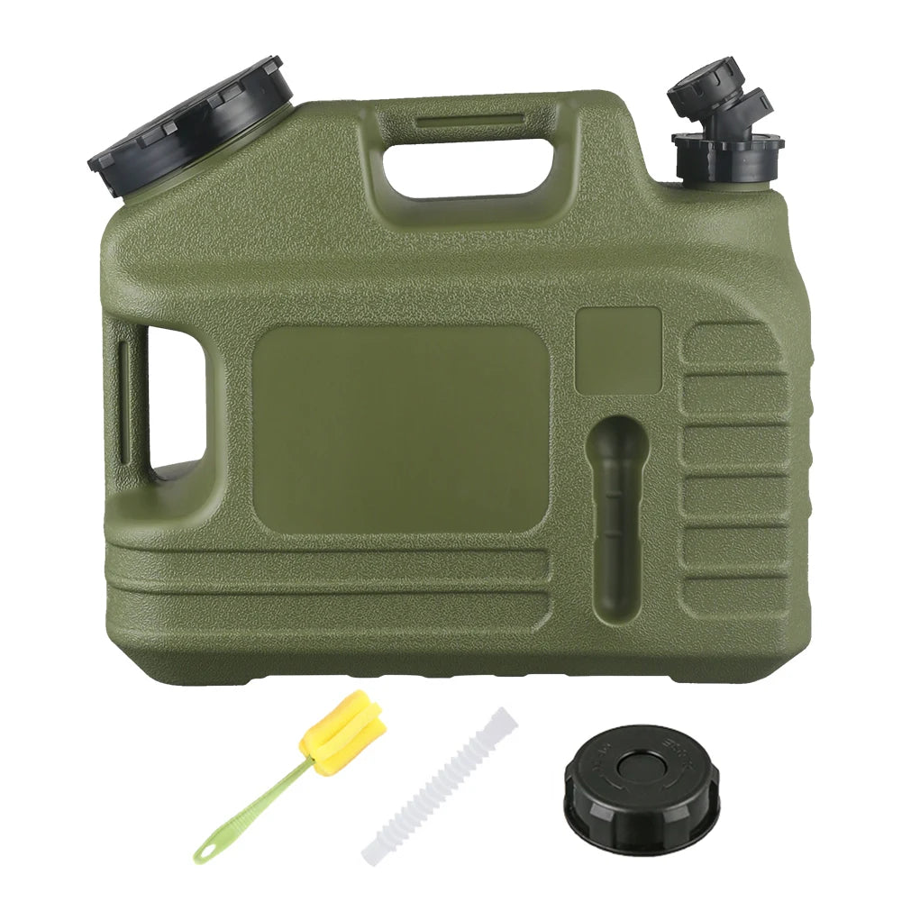13L Water Storage Container Leak-Proof Drinking Water Bucket Large Capacity Water Container Jug for Vehicle Car Camping
