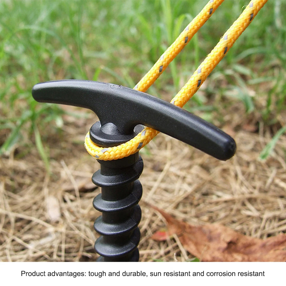Jaysuing Windproof Fixed Ground Nails Camping Pegs 10pcs Pack