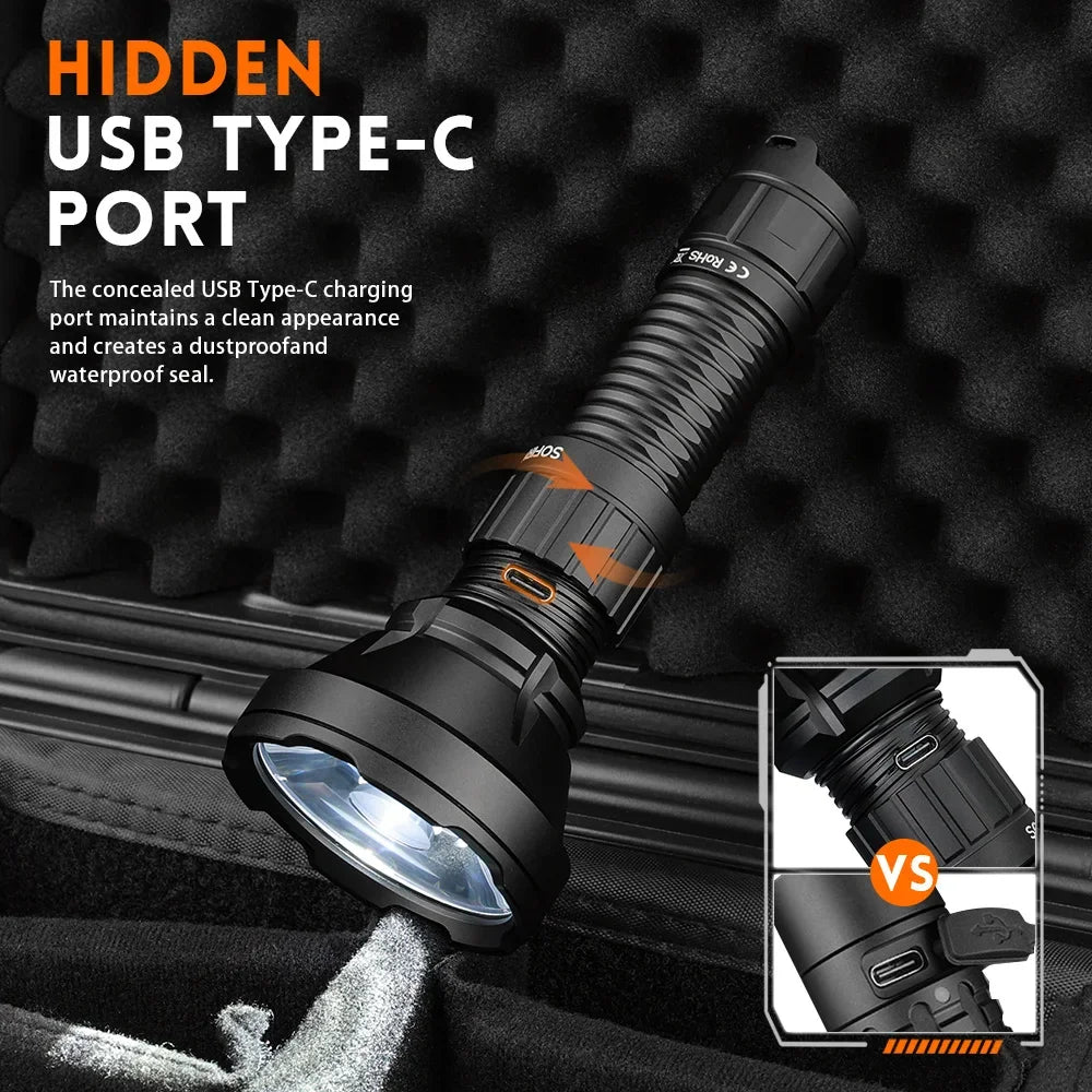 Sofirn SF26 21700 LED Flashlight Type C Rechargeable