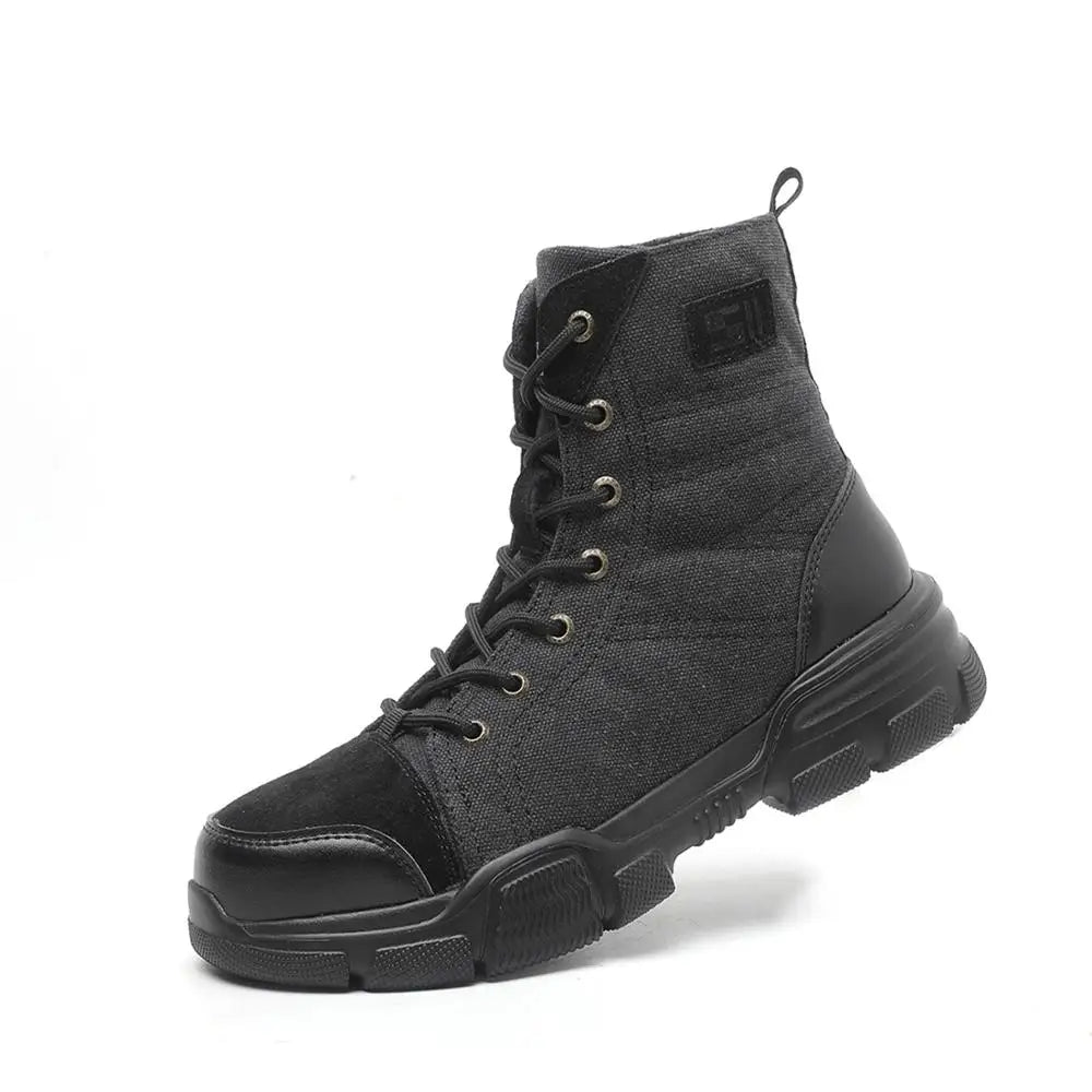 SUADEX Steel Toe Mens Work Boots For All Day Comfort